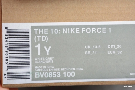 white(TD) BV0853-100 O-W Force 1 Nike Low Air 0320